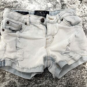 Lucky brand girl shorts size 10. Like new condition.
